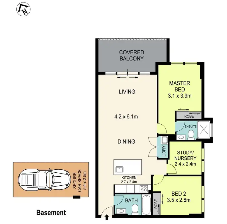 Floorplan of Homely apartment listing, 7/33-35 St Ann Street, Merrylands NSW 2160