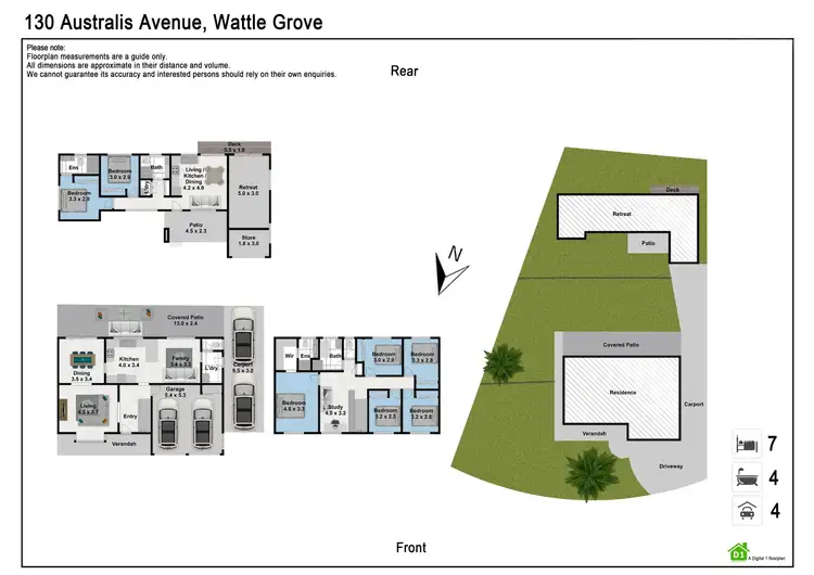 Floorplan of Homely house listing, 130 Australis Avenue, Wattle Grove NSW 2173