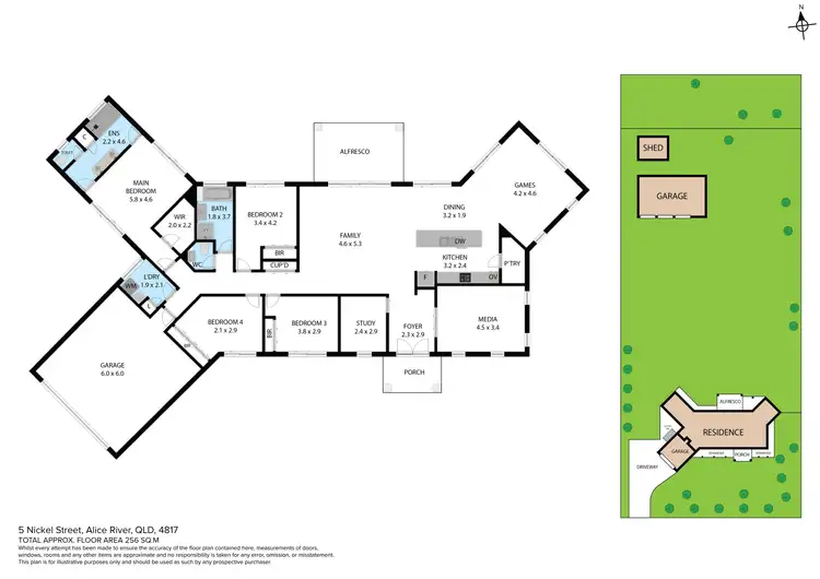 Floorplan of Homely house listing, 5 Nickel Street, Alice River QLD 4817