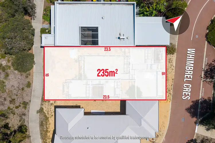 Floorplan of Homely land listing, 4 Whimbrel Crescent, Coodanup WA 6210