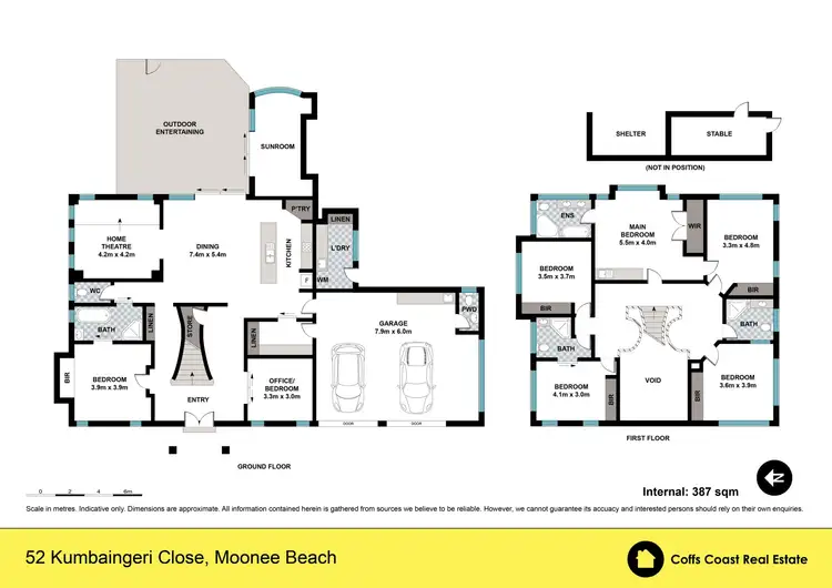 Floorplan of Homely rural property listing, 52 Kumbaingeri Close, Moonee Beach NSW 2450