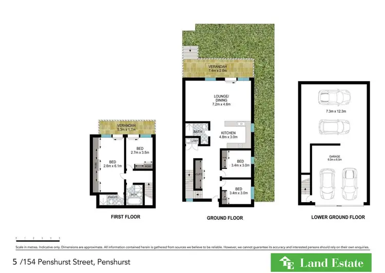 Floorplan of Homely townhouse listing, 5/154-156 Penshurst St, Penshurst NSW 2222