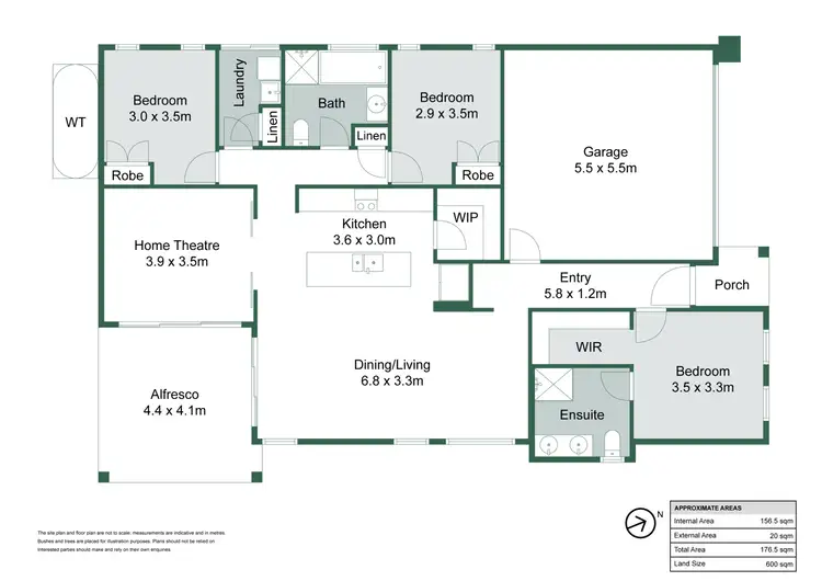 Floorplan of Homely house listing, 12 Burleigh Crescent, Woolgoolga NSW 2456