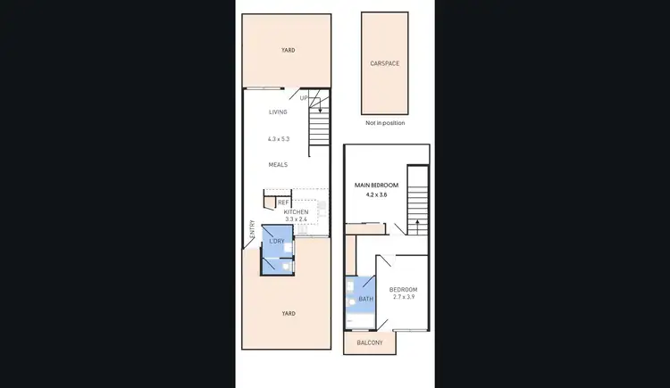 Floorplan of Homely townhouse listing, 3/5 Fabian Court, Maribyrnong VIC 3032