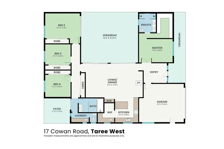 Floorplan of Homely house listing, 17 Cowan Road, Taree NSW 2430