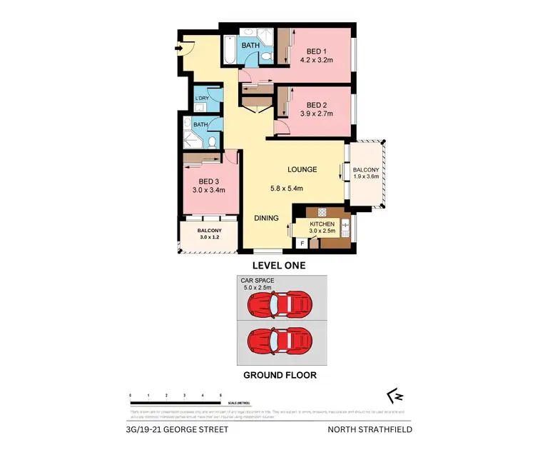 Floorplan of Homely apartment listing, 3G/19-21 George Street, North Strathfield NSW 2137