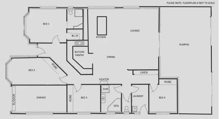 Floorplan of Homely house listing, 16 Mercedes Place, Romaine TAS 7320