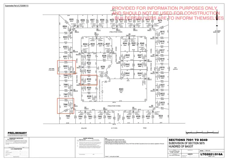 Floorplan of Homely land listing, 19 Whipray Circuit, Berrimah NT 828