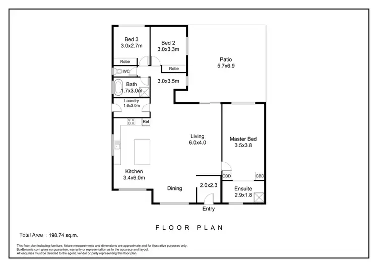 Floorplan of Homely house listing, 5 College Road, Karana Downs QLD 4306