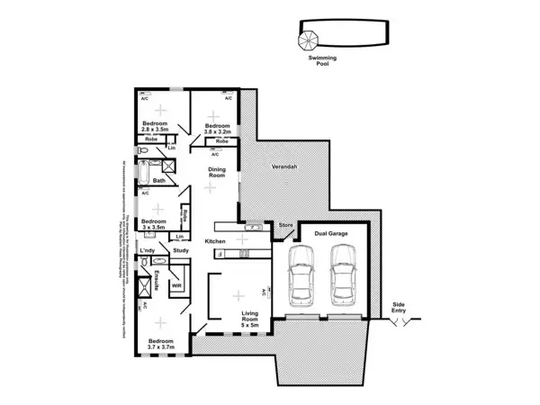 Floorplan of Homely house listing, 8 Balikpapan Court, Johnston NT 832