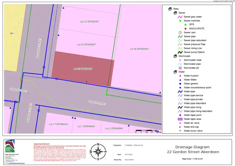 Floorplan of Homely house listing, 22 Gordon Street, Aberdeen NSW 2336