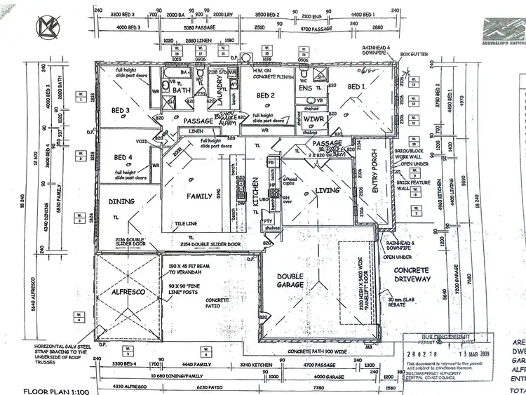 Floorplan of Homely house listing, 93 Main Street, Ulverstone TAS 7315