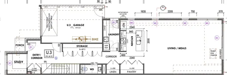 Floorplan of Homely unit listing, 3/17 Katrina Drive, Burnside Heights VIC 3023