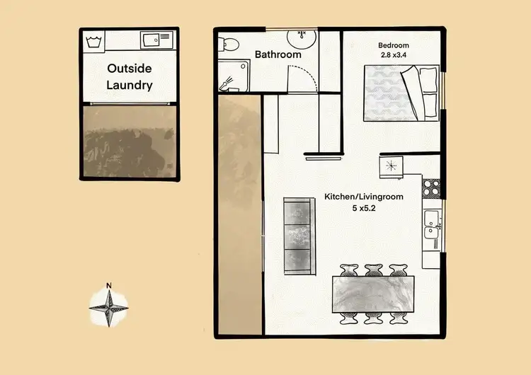 Floorplan of Homely house listing, 97 Lettes Bay Rd, Strahan TAS 7468