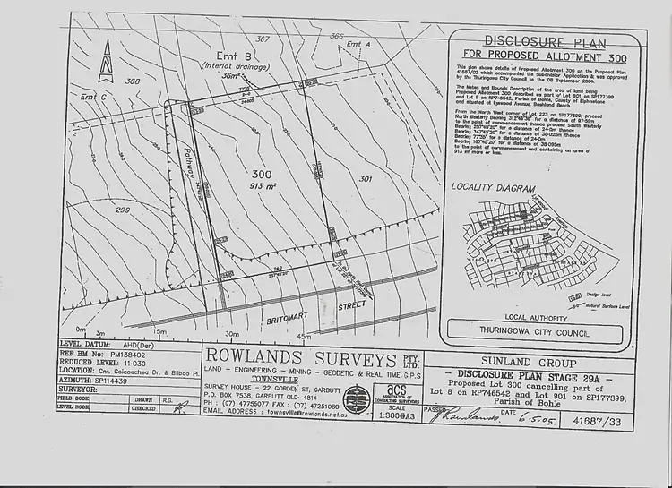 Floorplan of Homely land listing, 8 Britomart Street, Bushland Beach QLD 4818