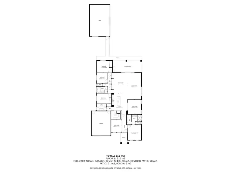 Floorplan of Homely house listing, 15 Benjamin Boulevard, Tangambalanga VIC 3691