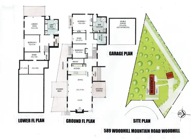 Floorplan of Homely house listing, 589 Woodhill Mountain Road, Woodhill NSW 2535