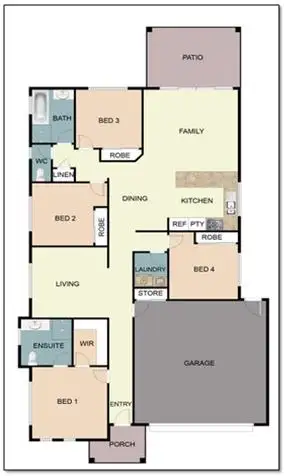 Floorplan of Homely house listing, 32A Newport PDE, Blacks Beach QLD 4740