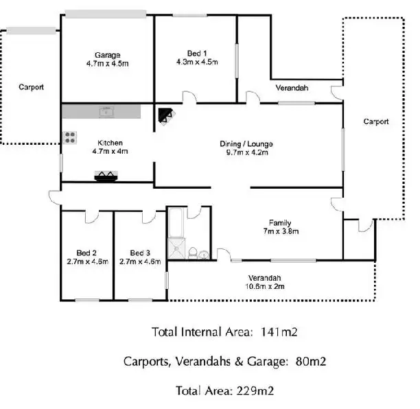 Floorplan of Homely house listing, 4062 Hunter Road, Nildottie SA 5238