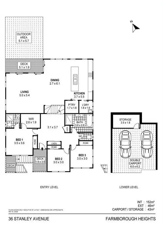 Floorplan of Homely house listing, 36 Stanley Avenue, Farmborough Heights NSW 2526