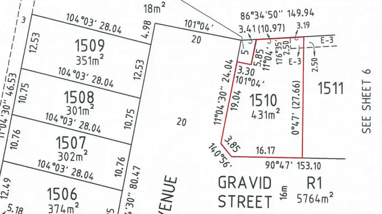 Floorplan of Homely land listing, 22 Gravid Street, Werribee VIC 3030