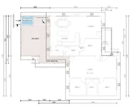 Floorplan of Homely house listing, 14 Lake View Drive, Wallaga Lake NSW 2546