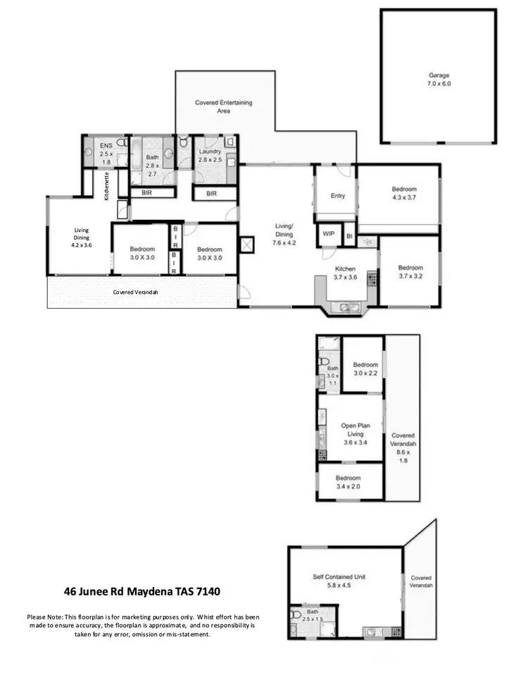 Floorplan of Homely rural property listing, 46 Junee Rd, Maydena TAS 7140