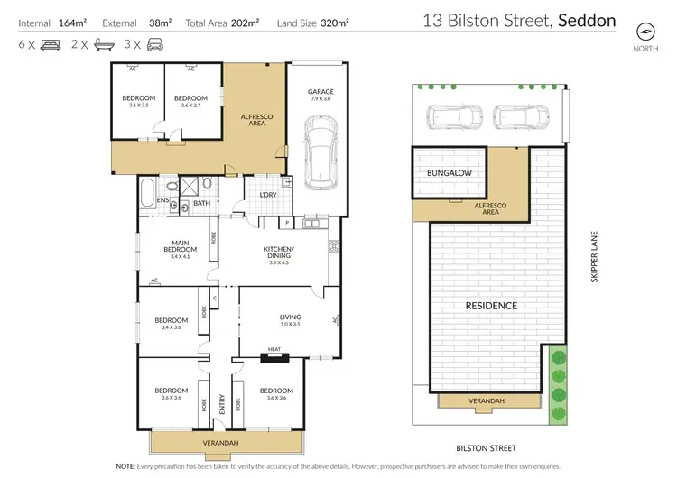 Floorplan of Homely house listing, 13 Bilston St, Seddon VIC 3011