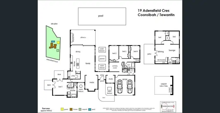Floorplan of Homely house listing, 19 Adensfield Court, Cooroibah QLD 4565