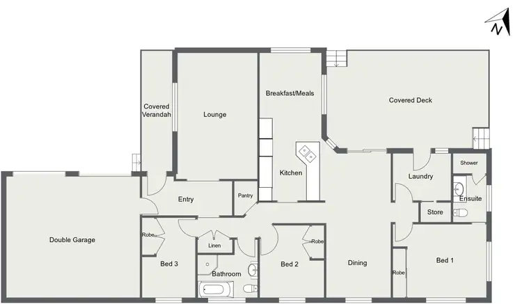 Floorplan of Homely house listing, 74 Colonial Circuit, Wauchope NSW 2446