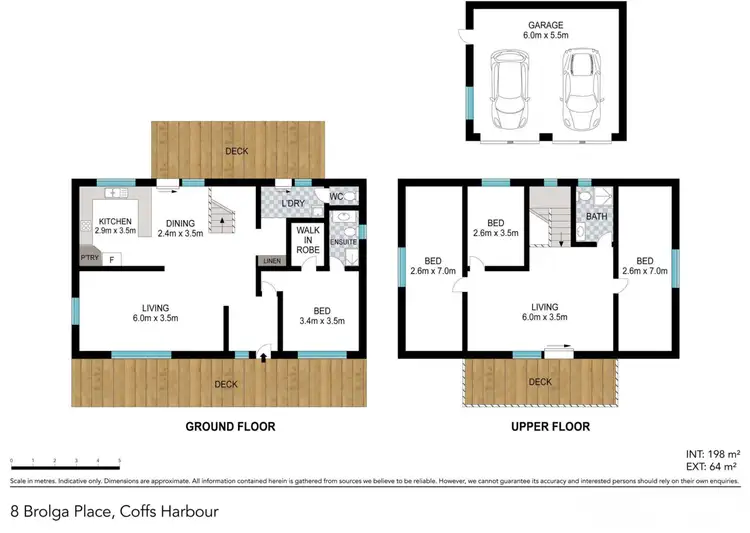 Floorplan of Homely house listing, 8 Brolga place, Coffs Harbour NSW 2450