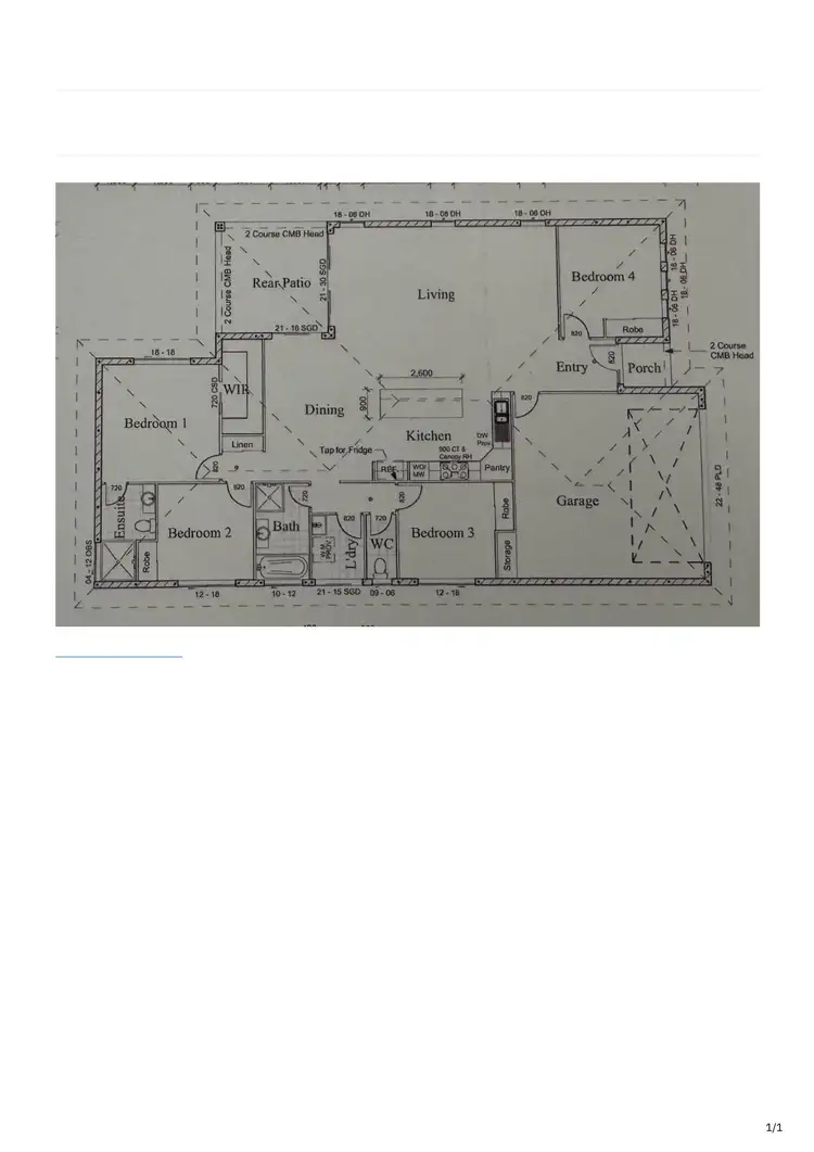 Floorplan of Homely house listing, 44 Perserverance Street, Redlynch QLD 4870