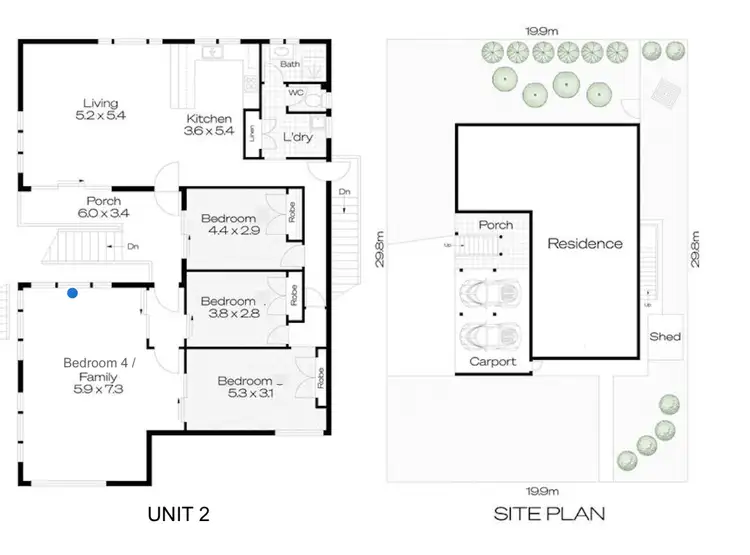 Floorplan of Homely unit listing, 2/365 Golden Four Drive, Tugun QLD 4224