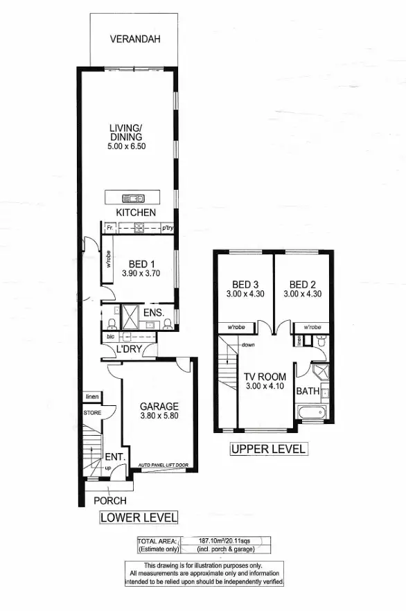 Floorplan of Homely townhouse listing, 14a Sweetwater Street, Seacombe Gardens SA 5047