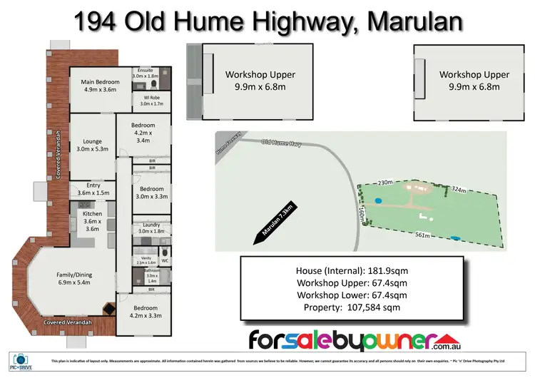 Floorplan of Homely rural property listing, 194 Old Hume Highway, Marulan NSW 2579