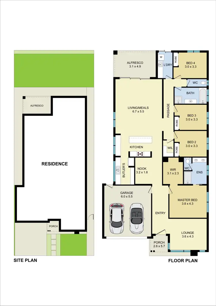 Floorplan of Homely house listing, 5 Plover Way, Wallan VIC 3756