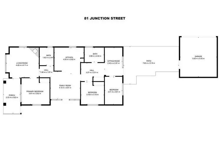 Floorplan of Homely house listing, 81 Junction St, Deniliquin NSW 2710