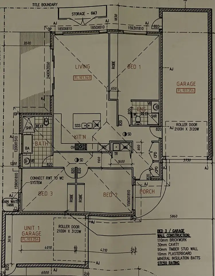 Floorplan of Homely unit listing, 2/76 Glen Street, Glenroy VIC 3046