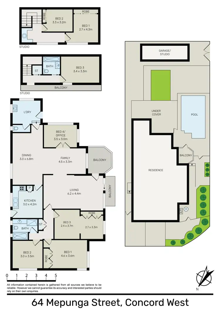 Floorplan of Homely house listing, 64 Mepunga Street, Concord West NSW 2138