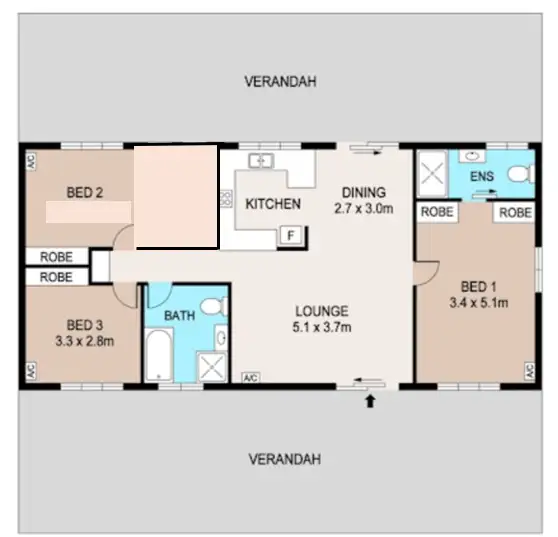 Floorplan of Homely house listing, 3 Stint Court, Bakewell NT 832