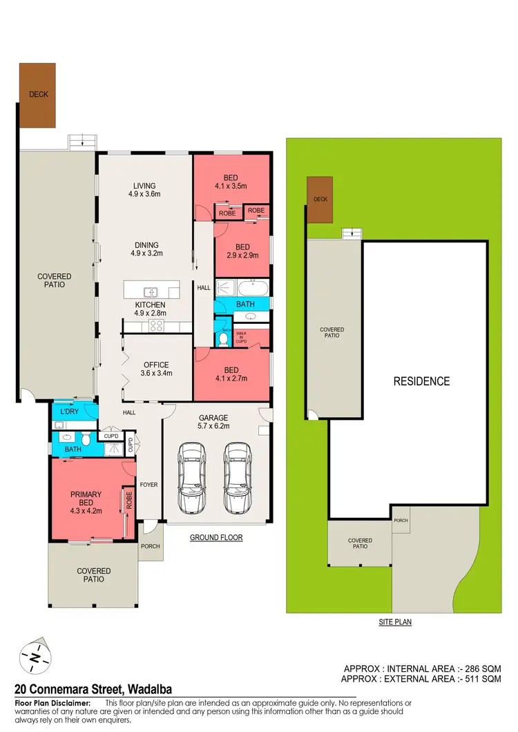 Floorplan of Homely house listing, 20 Connemara Street, Wadalba NSW 2259