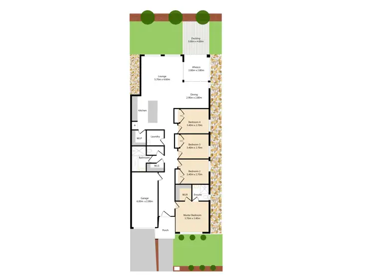 Floorplan of Homely house listing, 19 Jaeger Street, Cranebrook NSW 2749