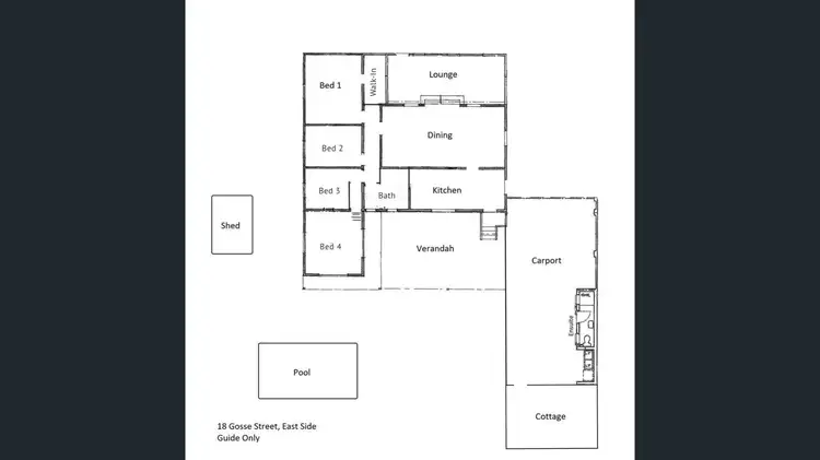 Floorplan of Homely house listing, 18 Gosse Street, East Side NT 870