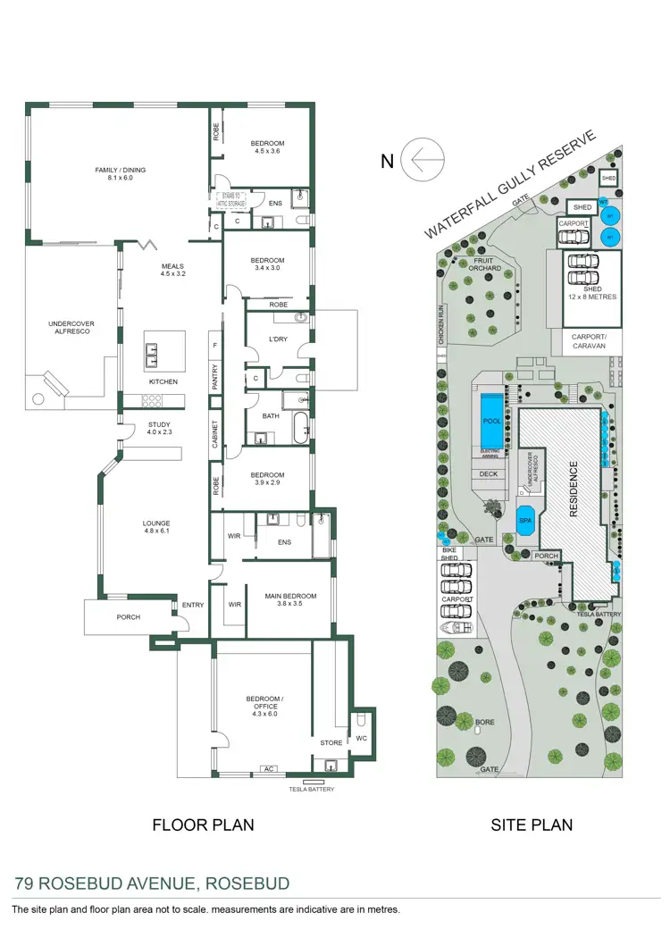 Floorplan of Homely house listing, 79 Rosebud Avenue, Rosebud VIC 3939