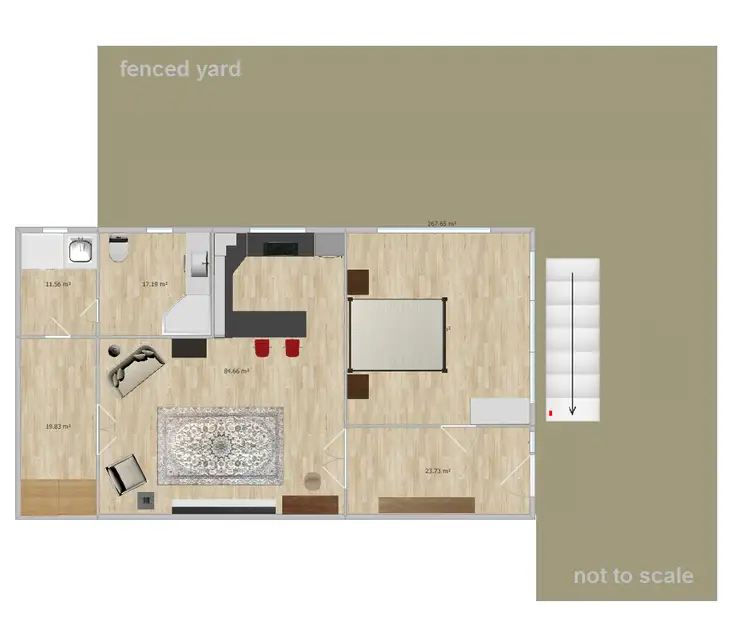 Floorplan of Homely apartment listing, C/2 Hillside Crescent, Launceston TAS 7250