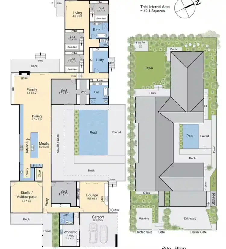 Floorplan of Homely house listing, 72 Kilburn Grove, Mount Martha VIC 3934