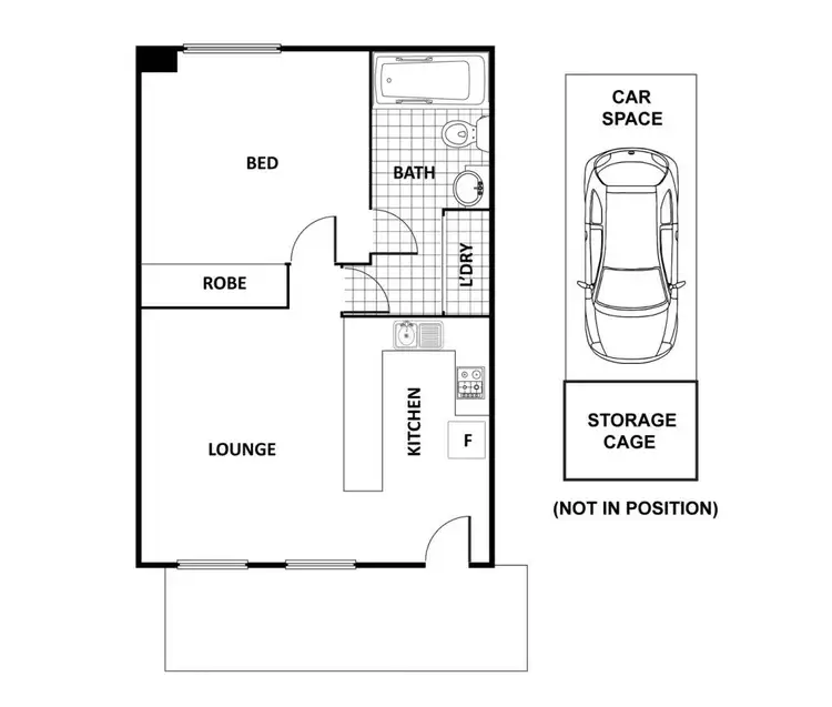 Floorplan of Homely apartment listing, 229/2 Akuna Street, Canberra ACT 2601