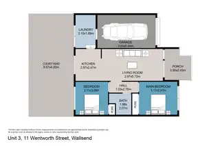 Floorplan of Homely unit listing, 3/11 Wentworth Street, Wallsend NSW 2287