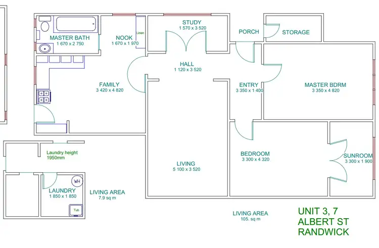 Floorplan of Homely apartment listing, Address available on request