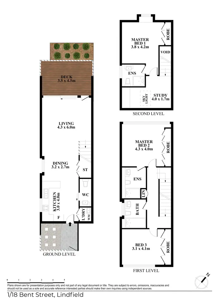Floorplan of Homely townhouse listing, 1/18-20 Bent Street, Lindfield NSW 2070
